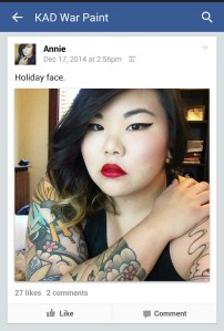 Annie - KAD War Paint